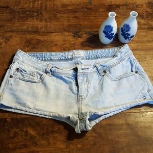 Aeropostale Distressed Jean Shorts